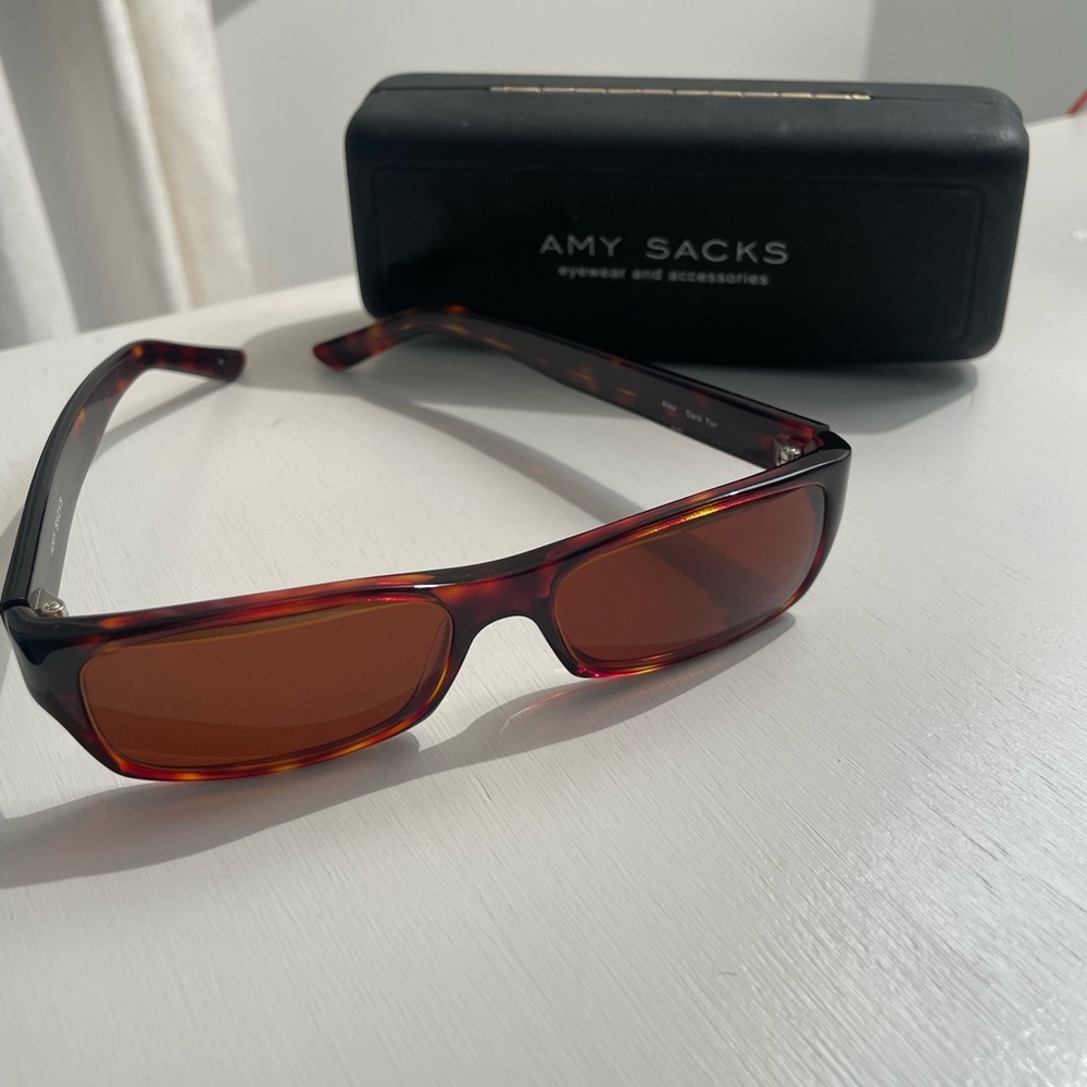 Amy Sacks Sunglasses Tortoise w Case